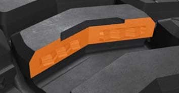 3D lamely zvýšený nájezd a trakce