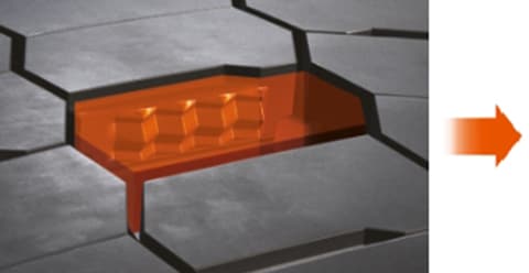 3D lamely zvýšený nájezd a trakce