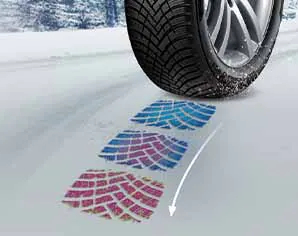 Hankook W462B dezén ve tvaru písmene Hankook W462B dezén ve tvaru písmene